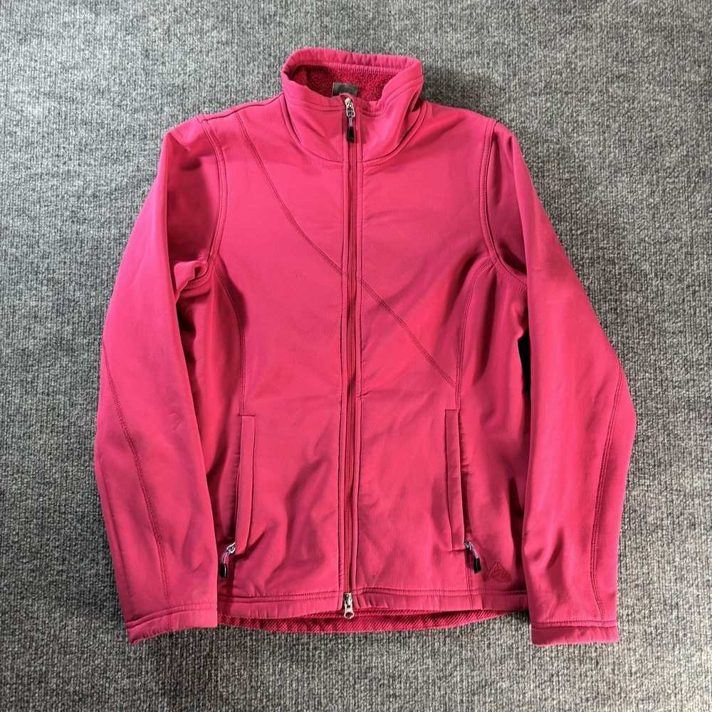 Nike ACG Jacket Womens‎ Medium Pink Softshell Full Zip Fleece Lined Hiking